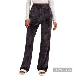 Lululemon Velour Relaxed High-Rise Pant in Interstellar Dark Grey Multi Size 8